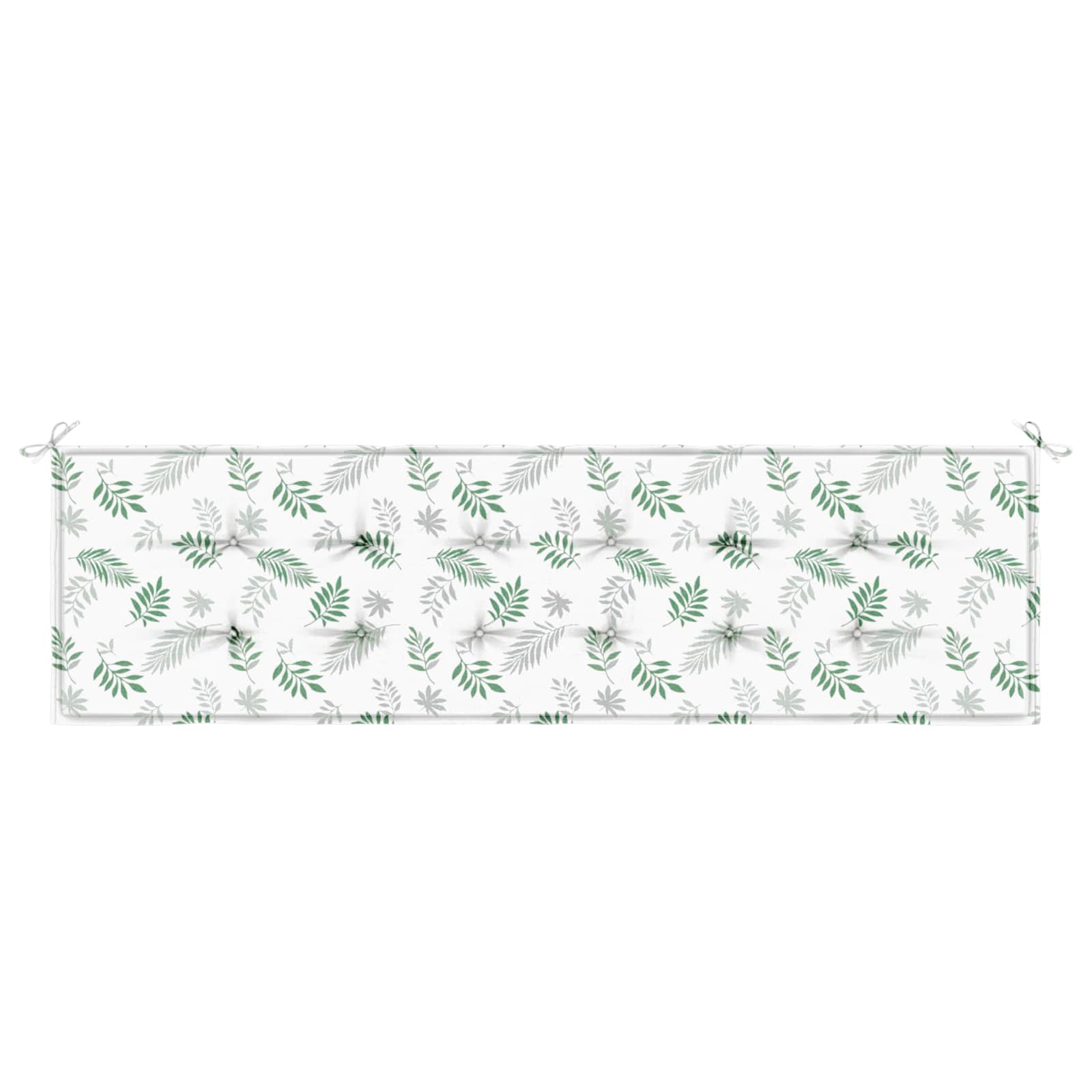 VidaXL coussin de canapé motif feuille 150 x 50 x 3 cm tissu oxford
