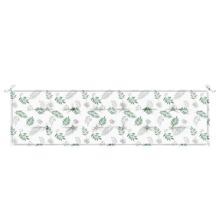 VidaXL coussin de canapé motif feuille 150 x 50 x 3 cm tissu oxford