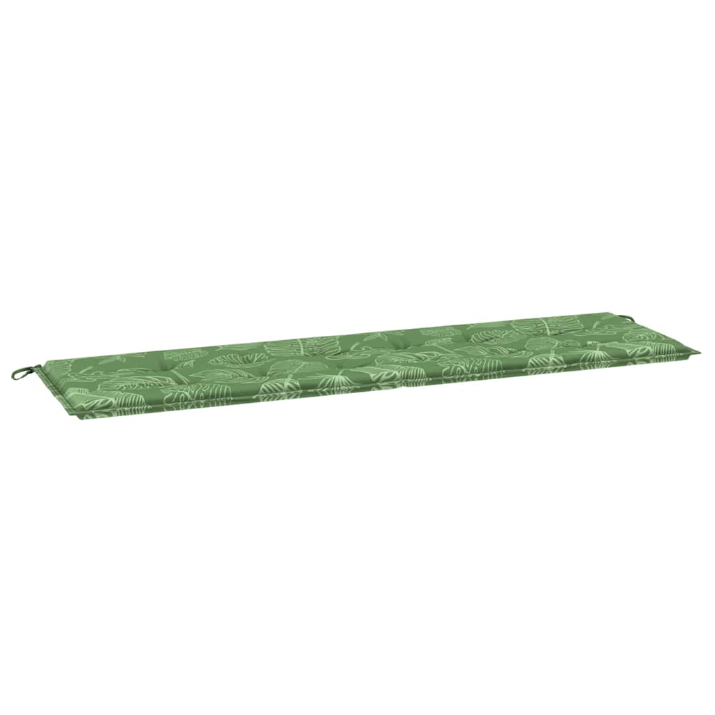 VidaXL coussin de canapé motif feuille 150 x 50 x 3 cm tissu oxford