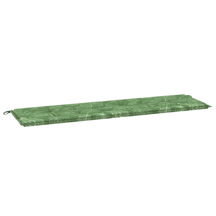 VidaXL coussin de canapé motif feuille 150 x 50 x 3 cm tissu oxford