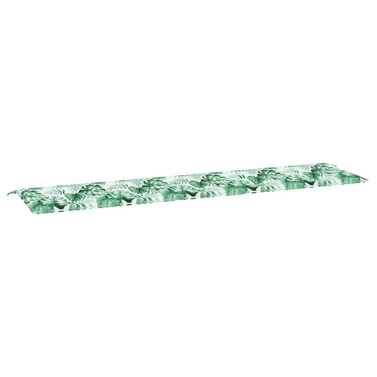 VidaXL coussin de canapé motif feuille 200 x 50 x 3 cm tissu oxford