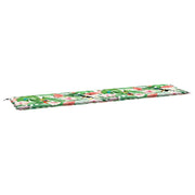 Vidaxl jardin banc coussin 200x50x3 cm tissu multi-colorant - afbeelding 2