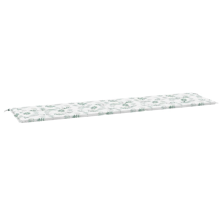 Vidaxl Garden Banc Cushion Leaf Modèle 200x50x3 cm Tissu