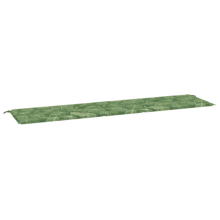 Vidaxl Garden Banc Cushion Leaf Modèle 200x50x3 cm Tissu