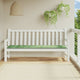 Vidaxl Garden Banc Cushion Leaf Modèle 200x50x3 cm Tissu