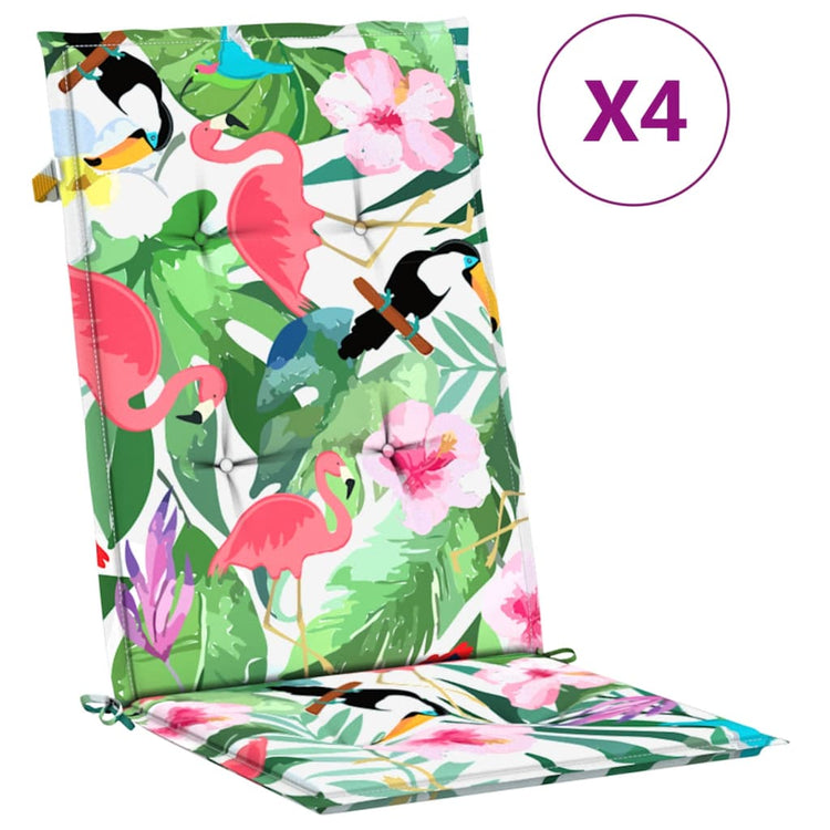 Coussins de chaise vidaxl 4 stabis