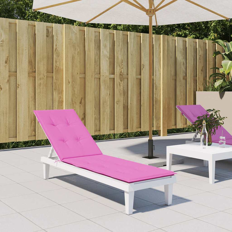 Coussin de chaise de patio vidaxl oxford tissu rose