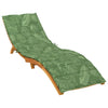 Vidaxx coussin de chaise longue motif feuille tissu oxford