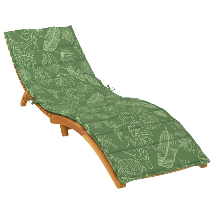 Vidaxx coussin de chaise longue motif feuille tissu oxford