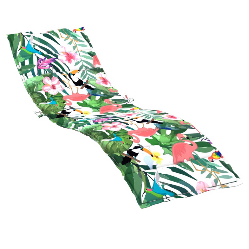 Vidaxl Lounger Cushion Oxford tissu multi-colorant