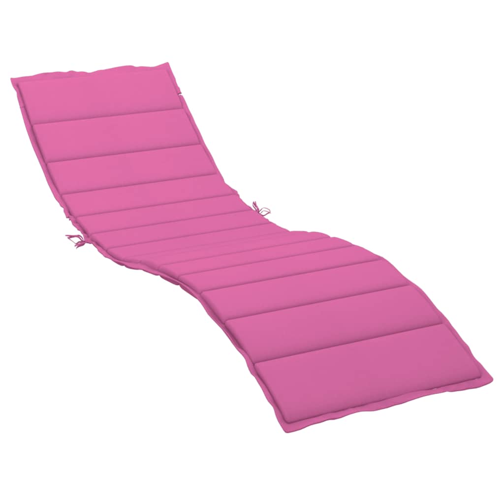 VidaXL coussin de chaise longue tissu oxford rose