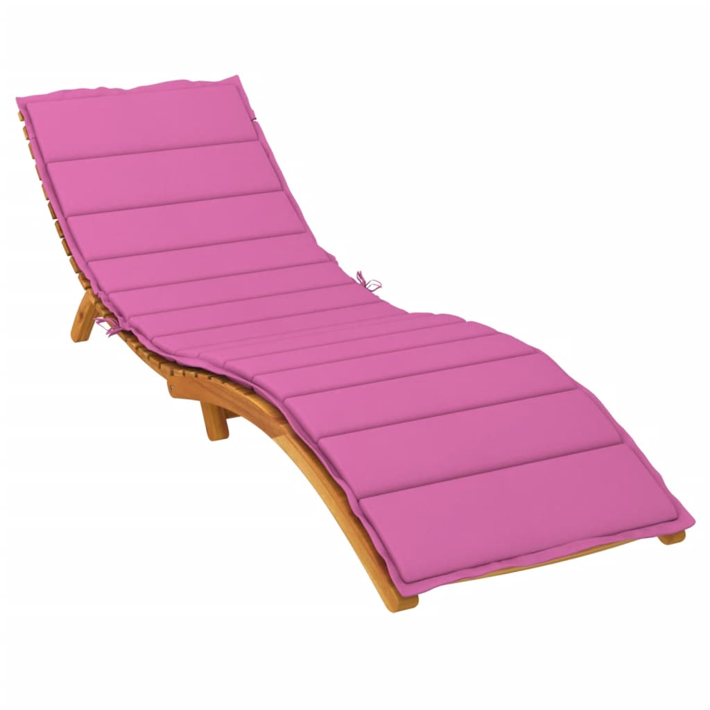 VidaXL coussin de chaise longue tissu oxford rose
