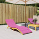 VidaXL coussin de chaise longue tissu oxford rose