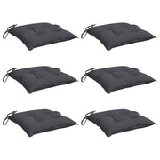 Coussins de chaise Vidaxl 6 pcs 40x40x7 cm Oxford tissu anthracite -colored - afbeelding 3