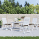 VidaXL coussins de chaise 4 pcs 40x40x7 cm tissu oxford taupe