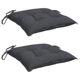 Coussins de chaise vidaxl 2 ST 50x50x7 cm Oxford tissu anthracite -colored - afbeelding 3