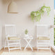 Coussins de palette vidaxl 2 st 50x50x7 cm en tissu oxford beige