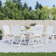 Coussins de palette vidaxl 6 ST 50x50x7 cm Oxford tissu beige