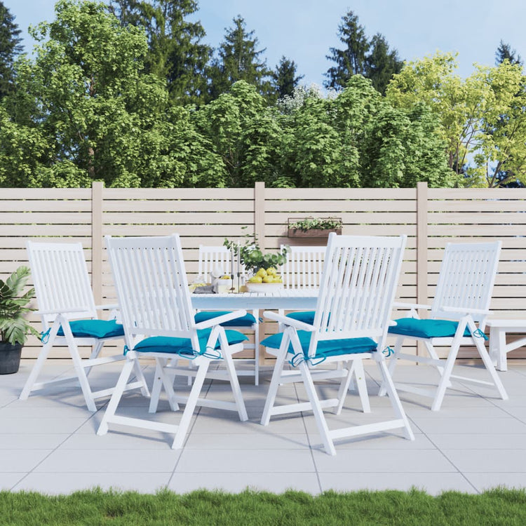 Coussins de palette vidaxl 6 st 50x50x7 cm tissu oxford bleu clair