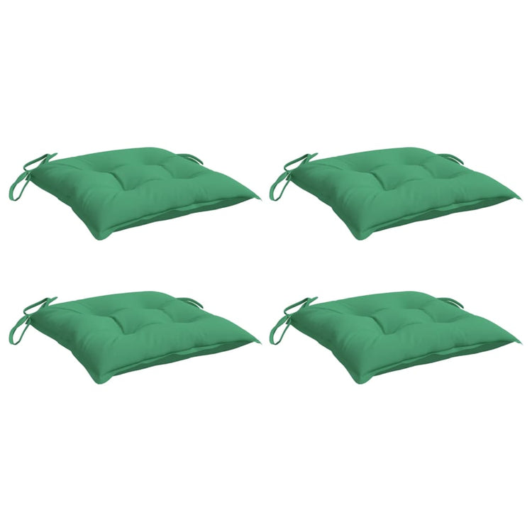 Coussins de palette vidaxl 4 ST 50x50x7 cm Oxford tissu vert