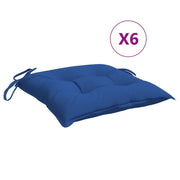 Coussins de palette vidaxl 6 st 50x50x7 cm oxford tissu bleu - afbeelding 2