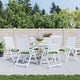 Coussins de chaise vidaxl 6 pcs motifs de feuilles 50x50x7 cm tissu