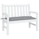 Vidaxl Garden Banc Cushion 100x50x7 cm Oxford Fabric Gris