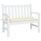 Vidaxx coussin de banc de jardin 100x50x7 cm tissu oxford couleur crème