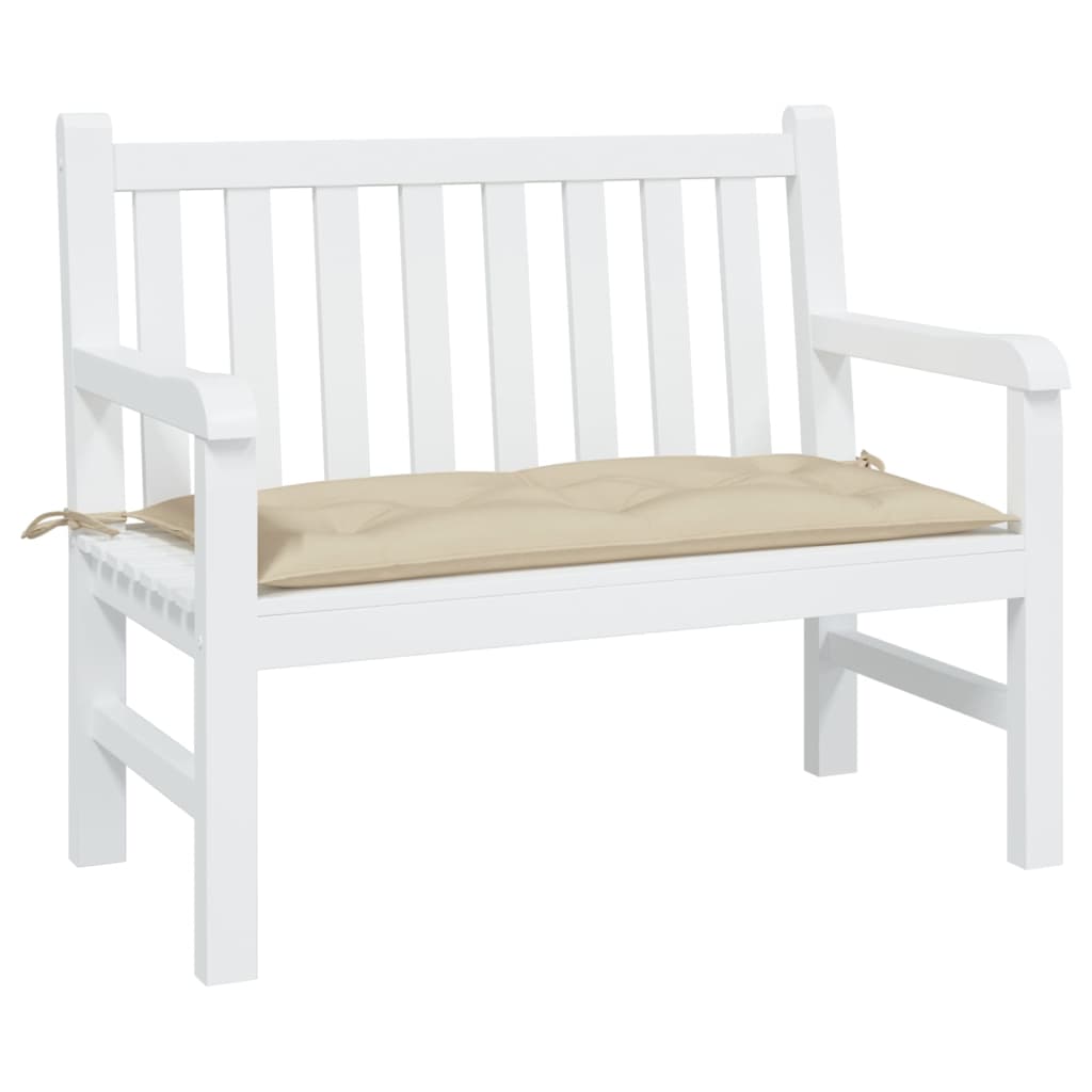 Vidaxl Garden Banc Cushion 100x50x7 cm Oxford Fabric Beige