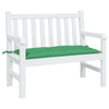 VidaXL coussin de banc de jardin 100x50x7 cm tissu oxford vert