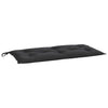 Vidaxl jardin banc coussin 100x50x7 cm tissu oxford noir