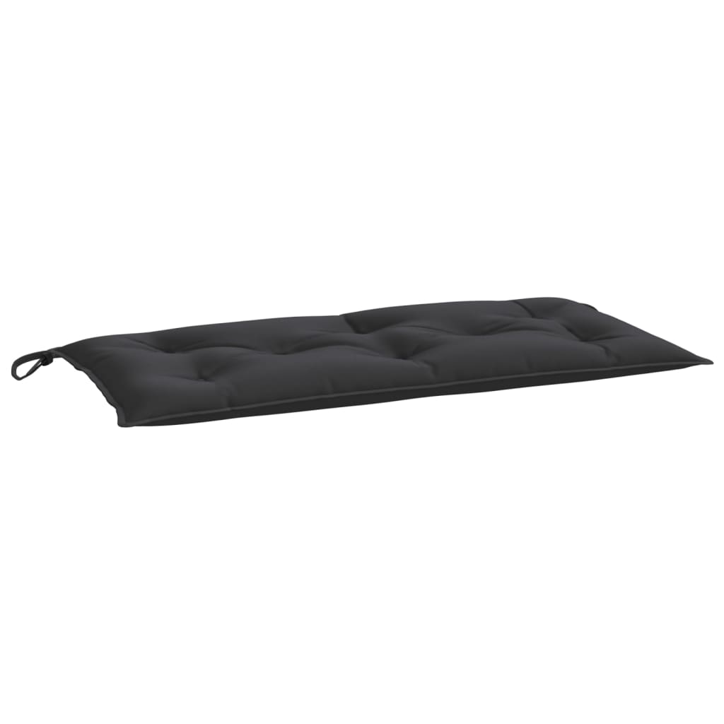 Vidaxl jardin banc coussin 100x50x7 cm tissu oxford noir