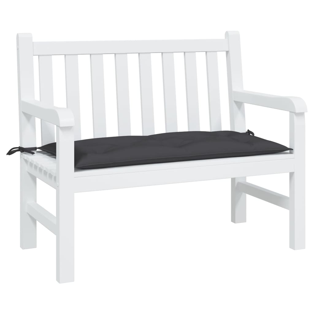 Vidaxl jardin banc coussin 100x50x7 cm tissu oxford noir