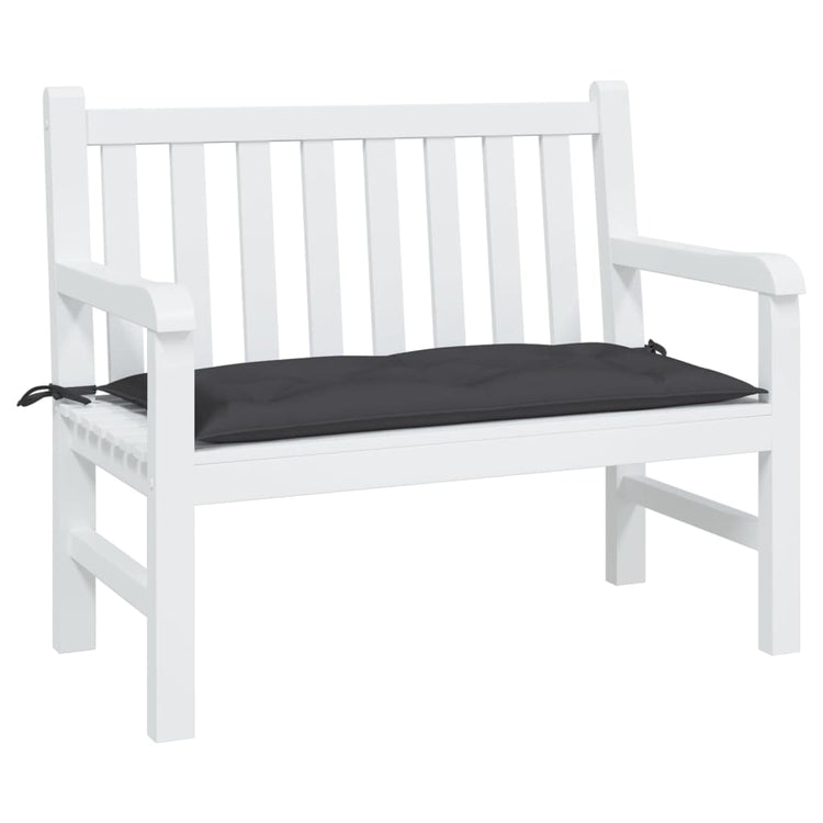 Vidaxl jardin banc coussin 100x50x7 cm tissu oxford noir