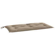 Vidaxl Garden Banc Cushion 100x50x7 cm oxford tissu taupe - afbeelding 2