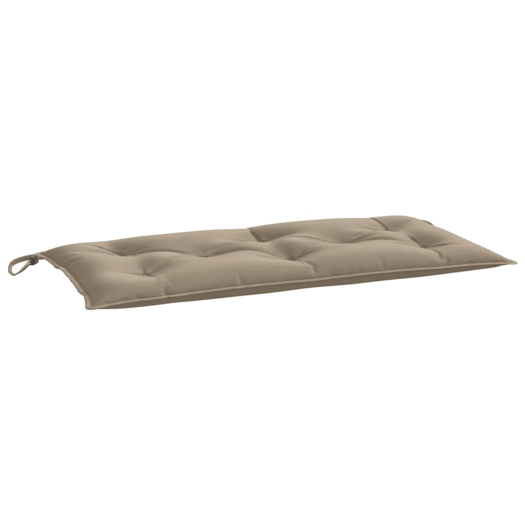 Vidaxl Garden Banc Cushion 100x50x7 cm oxford tissu taupe