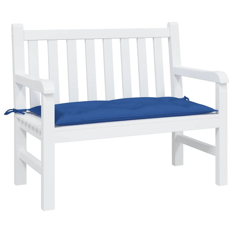 Vidaxl jardin banc coussin 100x50x7 cm oxford tissu bleu