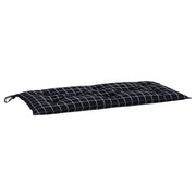 Vidaxl jardin banc coussin 180x50x7 cm oxford tissu diamant motif noir - afbeelding 2