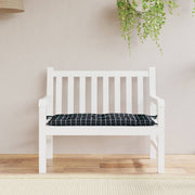 Vidaxl jardin banc coussin 180x50x7 cm oxford tissu diamant motif noir - afbeelding 1