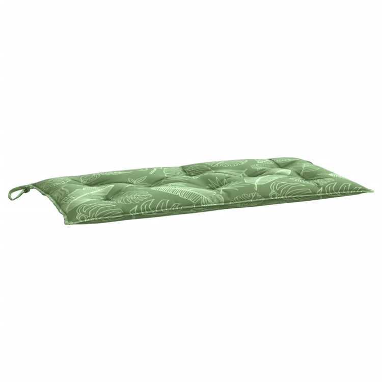 Vidaxl Garden Banc Cushion 100x50x7 cm Oxford Fabric Leaf motif