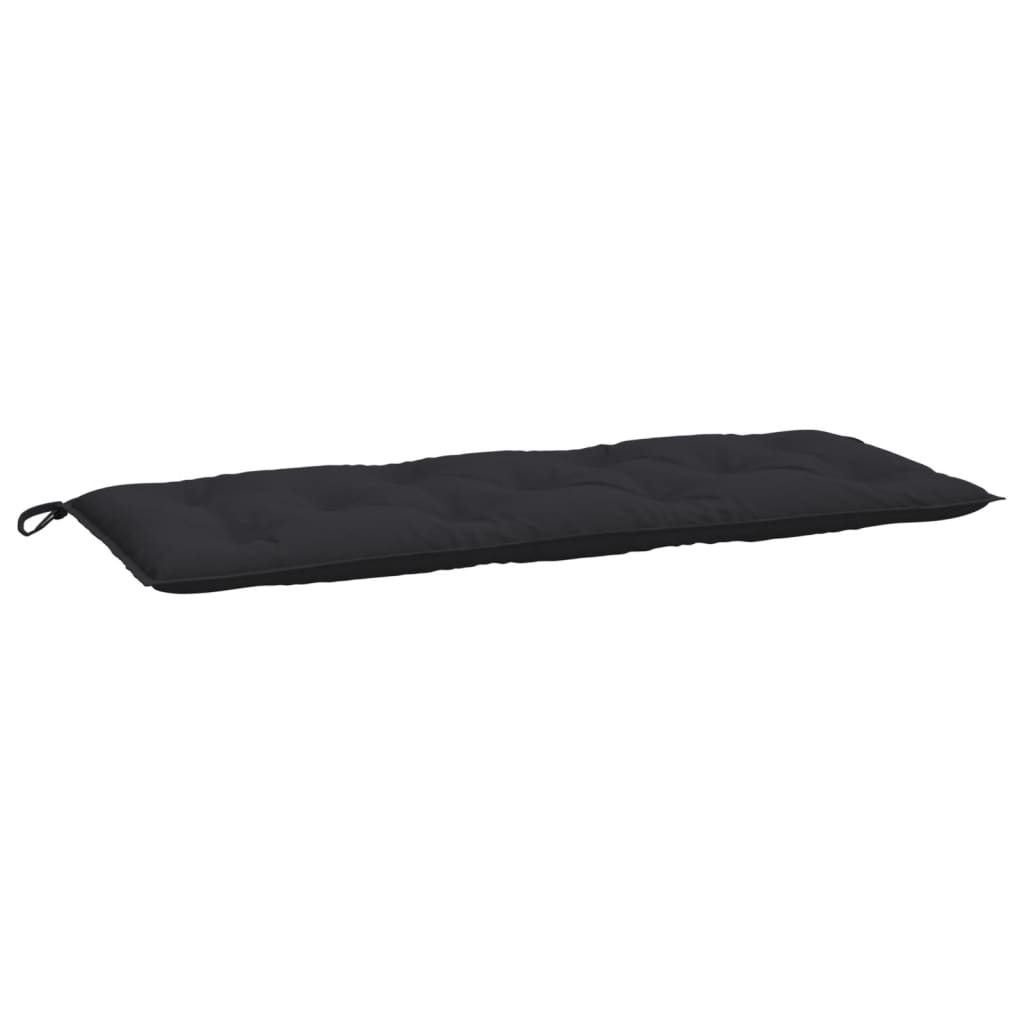 Vidaxl jardin banc coussin 120x50x7 cm tissu oxford noir