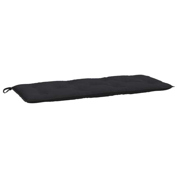 Vidaxl jardin banc coussin 120x50x7 cm tissu oxford noir