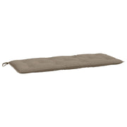 Vidaxl jardin banc coussin 120x50x7 cm oxford tissu taupe - afbeelding 2