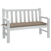 Vidaxl jardin banc coussin 120x50x7 cm oxford tissu taupe - afbeelding 1