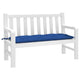 Vidaxl jardin banc coussin 120x50x7 cm oxford tissu bleu