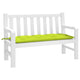 Vidaxl jardin banc coussin 120x50x7 cm tissu oxford vert clair