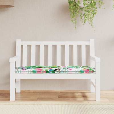 Vidaxl jardin banc coussin 120x50x7 cm tissu multi-colorant
