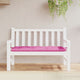 Vidaxl jardin banc coussin 120x50x7 cm tissu rose
