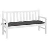 Vidaxl Garden Banc Cushion 150x50x7 cm Oxford Fabric Anthracite -Colored - afbeelding 3