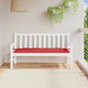 Vidaxl jardin banc coussin 150x50x7 cm oxford tissu rouge